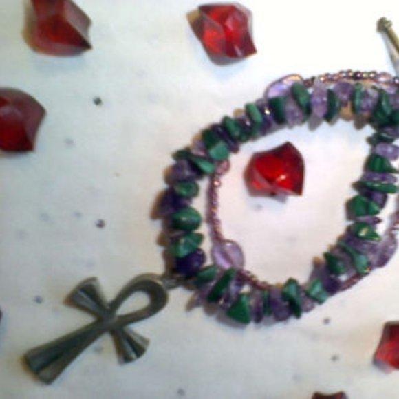 Friendship Crystal Bracelet Gift Set With Ankhs - Picture 8 of 10